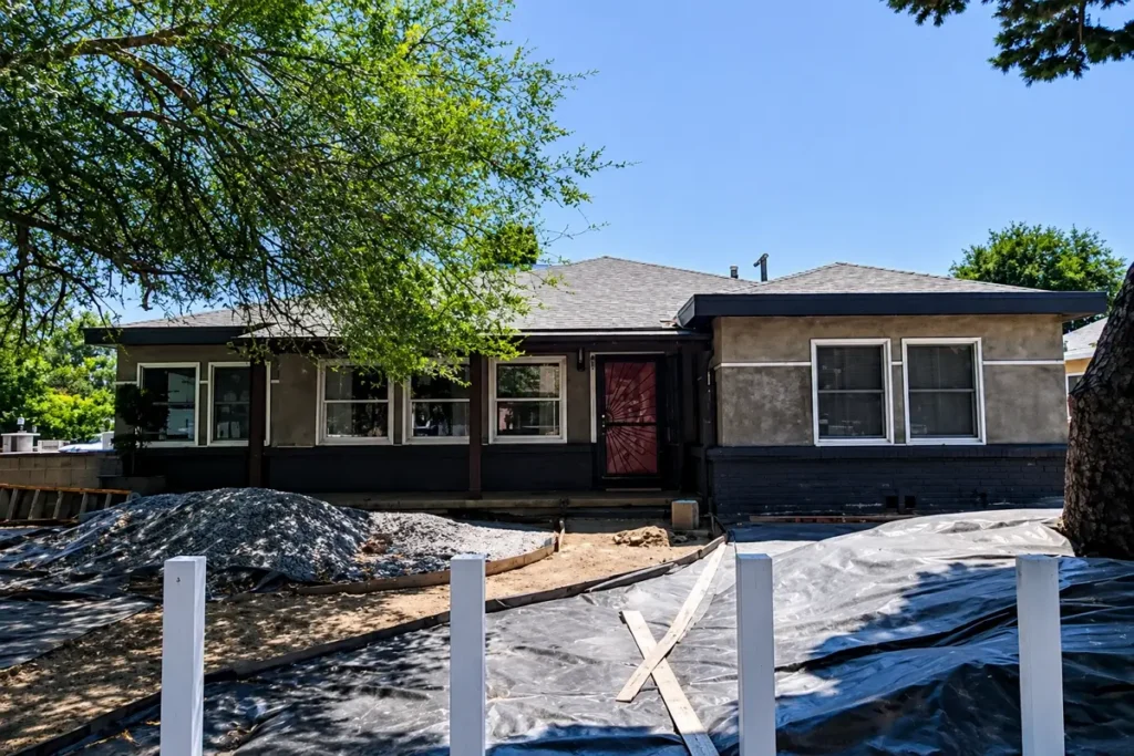 Single-family investment property in Valley Village, CA, securing a hard money rehab loan